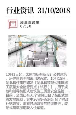 到2020年,裝配式建筑將達15%以上,政策助推藍海市場開啟